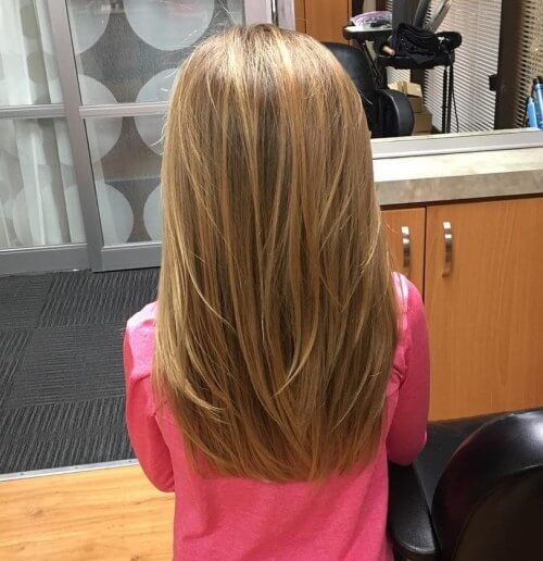 Long Blunt Haircut With Cool Surface Layers